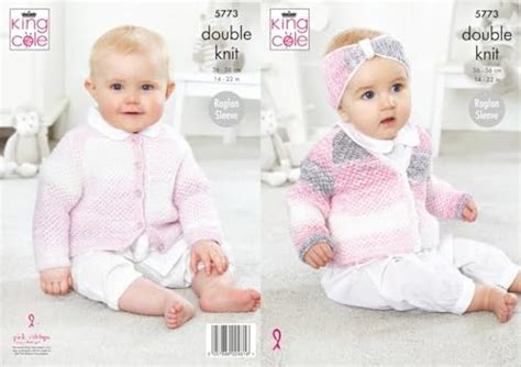 King Cole Baby Ply Knitting Pattern For Matinee Coat Cardigan Bonnet