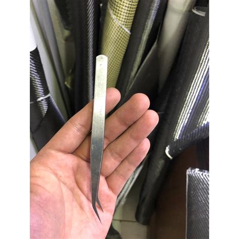 Jual Pinset Tweezer Bengkok Tool Stainless Steel Obras Benang Dan Untuk