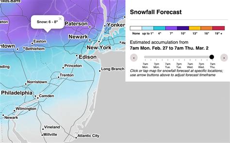 N.J. weather: How much snow will you get? See latest map for snowfall ...