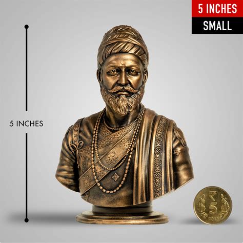 Buy The Bust Sculpture Of Chhatrapati Shivaji Maharaj Silaiicom