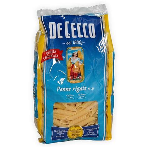 Compra Online Penne Rigate Pasta De Cecco Area Gourmet