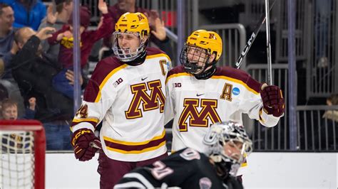 Highlights Gopher Men S Hockey Wins NCAA Regional Semifinal Over