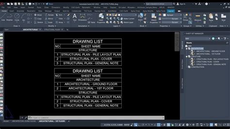 auto drawing list  autocad layout youtube