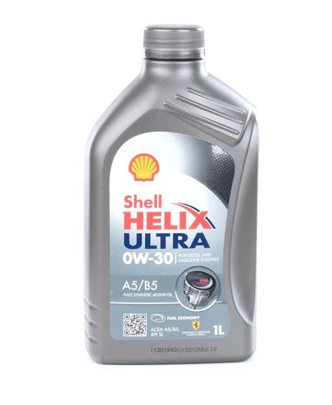 Motoröl SHELL Helix Ultra A5/B5 0W-30 1l, 550046659 - Preis und Erfahrung