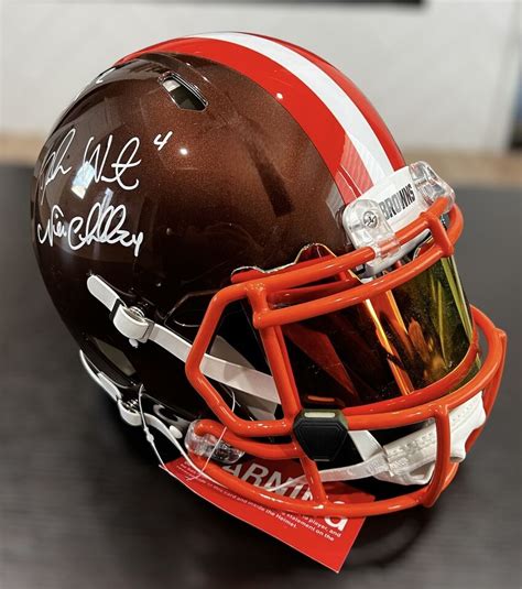 Deshaun Watson Nick Chubb Amari Cooper Auto Helmet Cleveland Browns