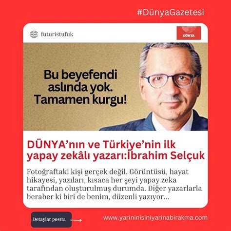 Ufuk Tarhan on Twitter DÜNYAnın ve Türkiyenin ilk yapay zekâlı