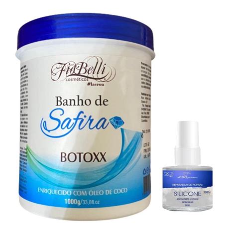 Botox Redu O Capilar Safira Fiobelli Kg Original Leo Em Promo O