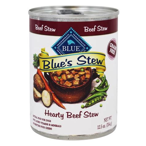 Blues Stew Canned Dog Food Hearty Beef Stew 125 Oz Cornerstone