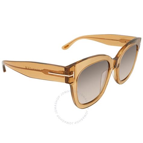 Tom Ford Beatrix Gradient Brown Mirror Square Ladies Sunglasses Ft0613 45f 52 664689929306