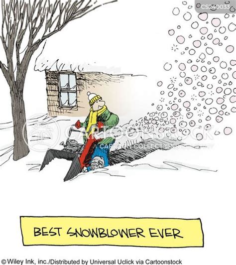 Snowblower Cartoons and Comics - funny pictures from CartoonStock