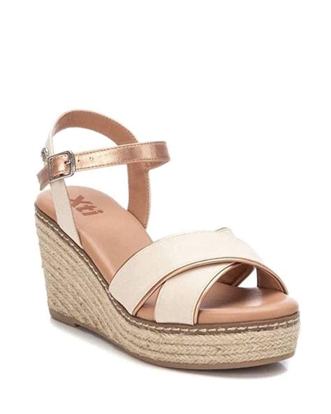 Xti Sandalias Abiertas Alpargatas Mujer Beige