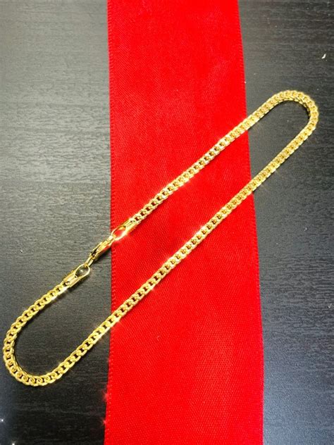 Real 10k Gold Franco Chain Made In Italy Gem