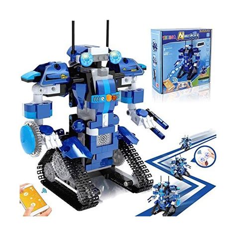 Yerloa Robot Programmable Jouet Garcon 8 Ans Robot Telecommande Ga