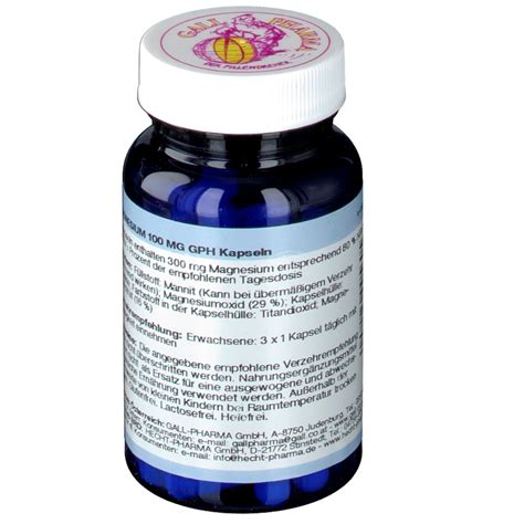 Gall Pharma Magnesium Mg Gph Kapseln St Shop Apotheke At