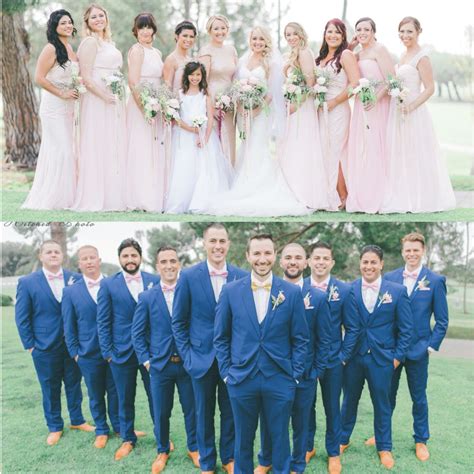 Navy Blue And Pink Wedding Suit Simona Sheridan