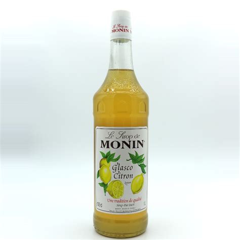 Monin Glasco Lemon Syrup 1l