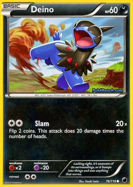 Deino 76116 Plasma Freeze Pokemon Card Review Primetimepokemons