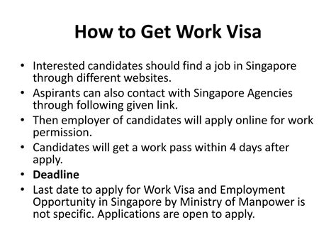 Employment Opportunity In Singapore By Ministry Of Manpower 2023pptx