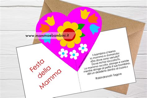 Biglietto Pop Up Per La Mamma Mamma E Bambini