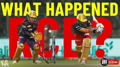 What Happened Rcb Rcb Vs Kkr Review Tata Ipl 2023 Drs Live🔴