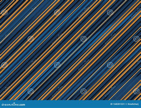 Variation of Blue and Orange Stripes Background Stock Illustration ...