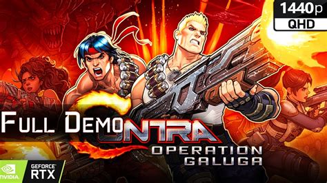 Contra Operation Galuga Demo Full Playthrough Youtube