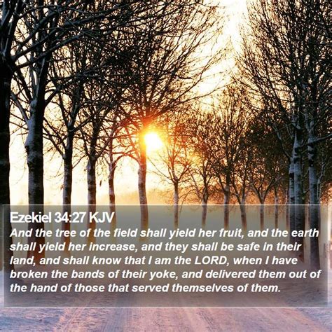 Ezekiel 3427 Kjv Bible Verse Images