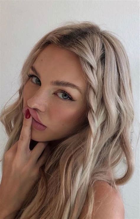 Blonde Hair Looks Cool Blonde Cute Hairstyles Braided Hairstyles Blonde Hairstyles Hair