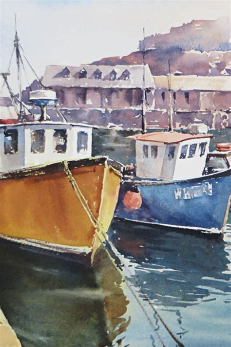 Reflections Mevagissey Watercolour Tutorial By Paul Weaver Ken