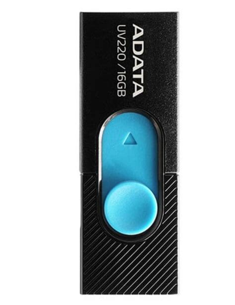 Memoria Usb Flash Drive Adata Uv Color Negro Azul Con Capacidad