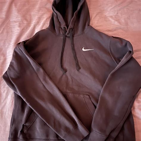 Dark Gray Nike Hoodie Hole On The Side Of The Front Depop