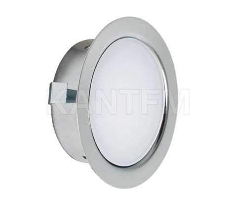 Купить Светильник светодиодный точечный врезной, хром, 12V, нейтральный ...
