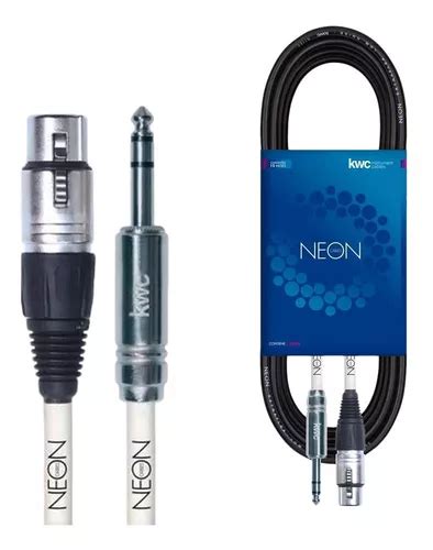 Cable Patcheo Kwc Neon Canon Hembra A Plug Stereo 1 5 Metros