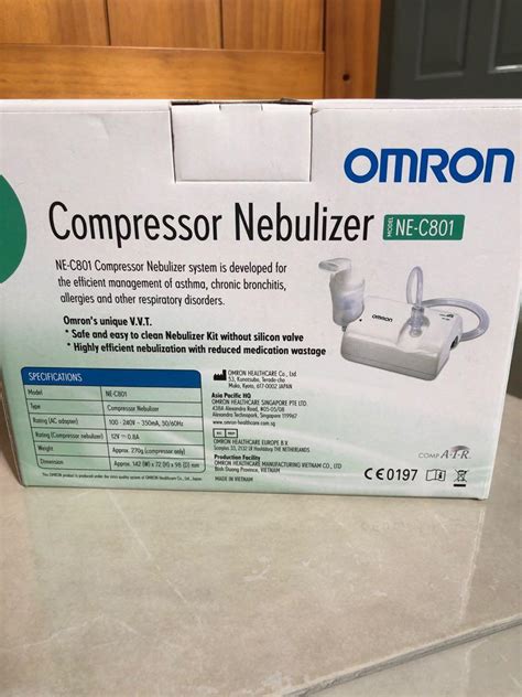 Omron Compressor Nebulizer Ne C Model Health Nutrition Health