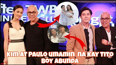 Kim At Paulo Sinagot Na Ang Katanungan Ni Tito Boy Tungkol Sa Kanilang