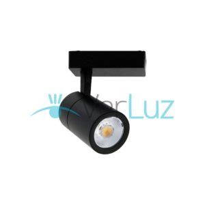 Foco Riel Led Watt Negro Monof Sico Ip Luz Fr A Neutra O C Lida