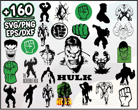 Hulk Bundle Svg Hulk Svg Cartoon Svg Png Dxf Eps File Inspire Uplift