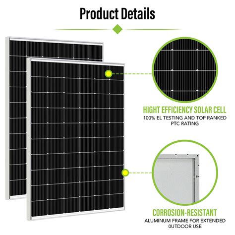 Solar Lighting System Mono Panels High Efficiency Solar Pv