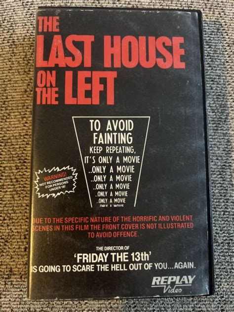 I Want My Vhs On Twitter The Last House On The Left Pre Cert Vhs