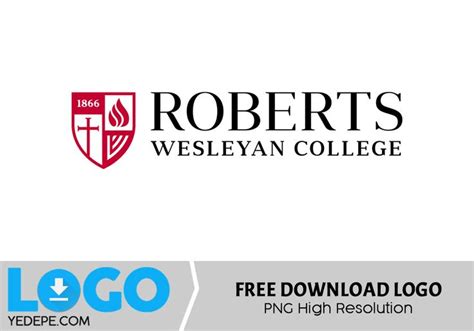 the logo for robert's westleyn college, which is located on top of a