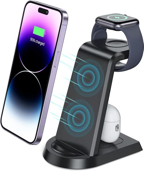 Kabellose Ladestation Wireless Charger 3 In 1 Induktive Kabelloses