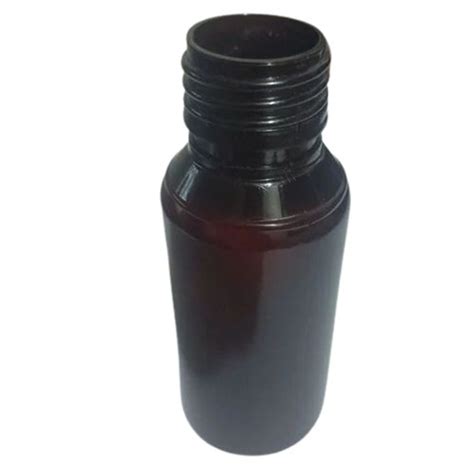 Solid Structure Round Shape Plain Pet Empty Pharma Bottles With Screw