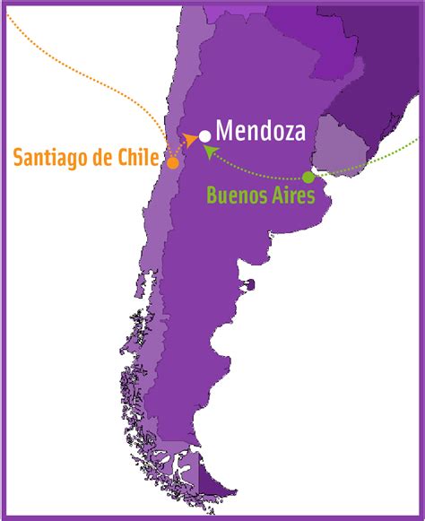 Map Of Mendoza Argentina - Sada Wilona