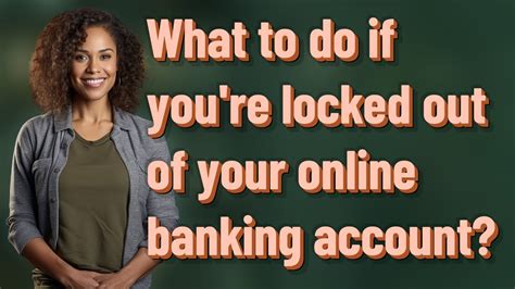 What to do if you're locked out of your online banking account? - YouTube