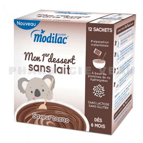 Modilac Expert Mon Er Dessert Sans Lait Cacao Sachets