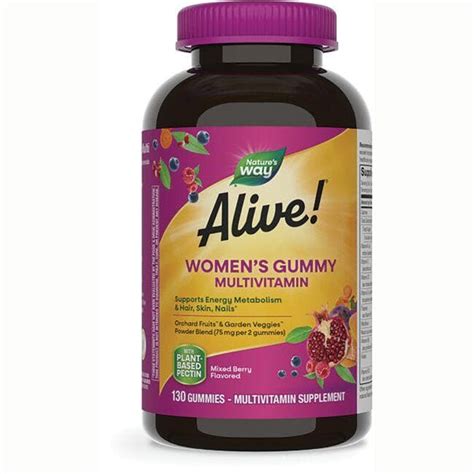 Nature S Way Alive Women S Gummy Multivitamin Mixed Berry 130 Gummies Swanson®