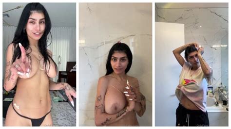 Mia Khalifa Naked Nipple Teasing PPV Video Leaked Fansteek