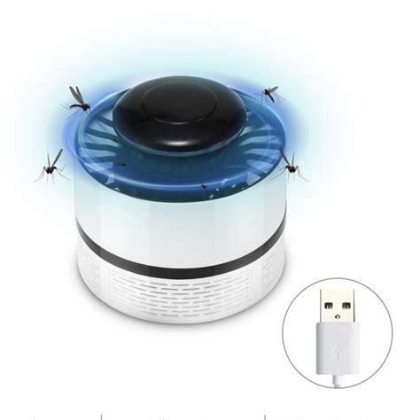 White Lampe Led Lectrique Anti Moustiques Pi Ge Insectes Volants