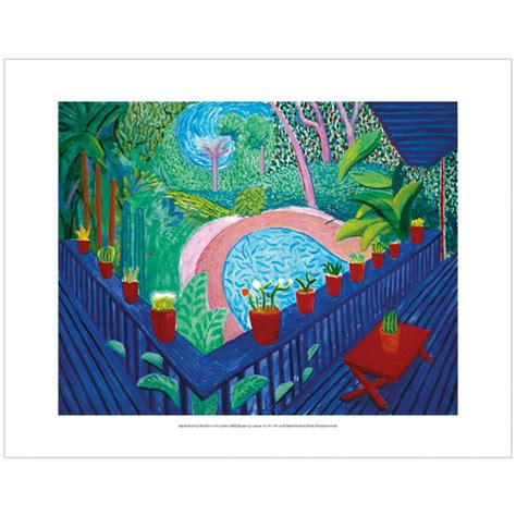 Hockney Red Pots In The Garden Mini Prints Tate Shop Tate