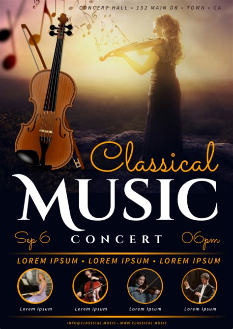 Copy Of Classical Music Concert Poster Postermywall